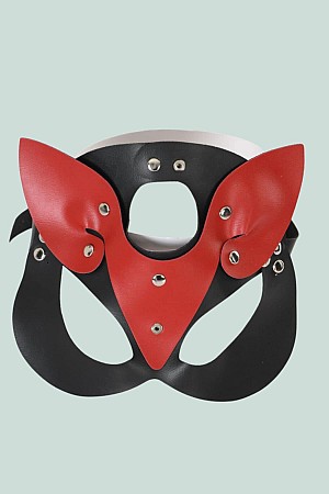 Siyah Harness Fantezi Aksesuar Suni Deri maske 700851SG