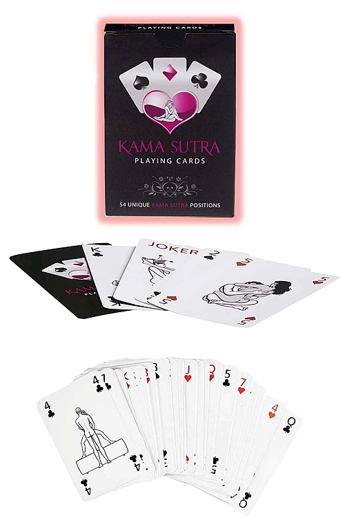 Sexi Görselli Oyun Kartı Kama Sutra Tavşan Kulaklı Maske Set BK1048