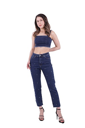 Droplu Mom Fit Pantolon 1724-26-(28-33)