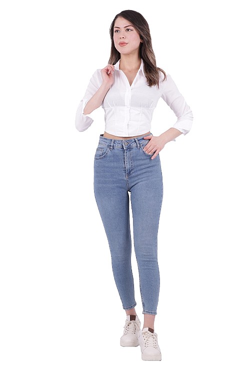 Kısa Erkek Skinny Kot Pantolon 810-15-(26-28)