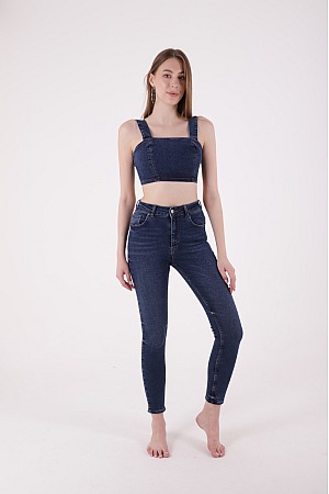 Kısa Erkek Skinny Kot Pantolon 811-01-(26-31)